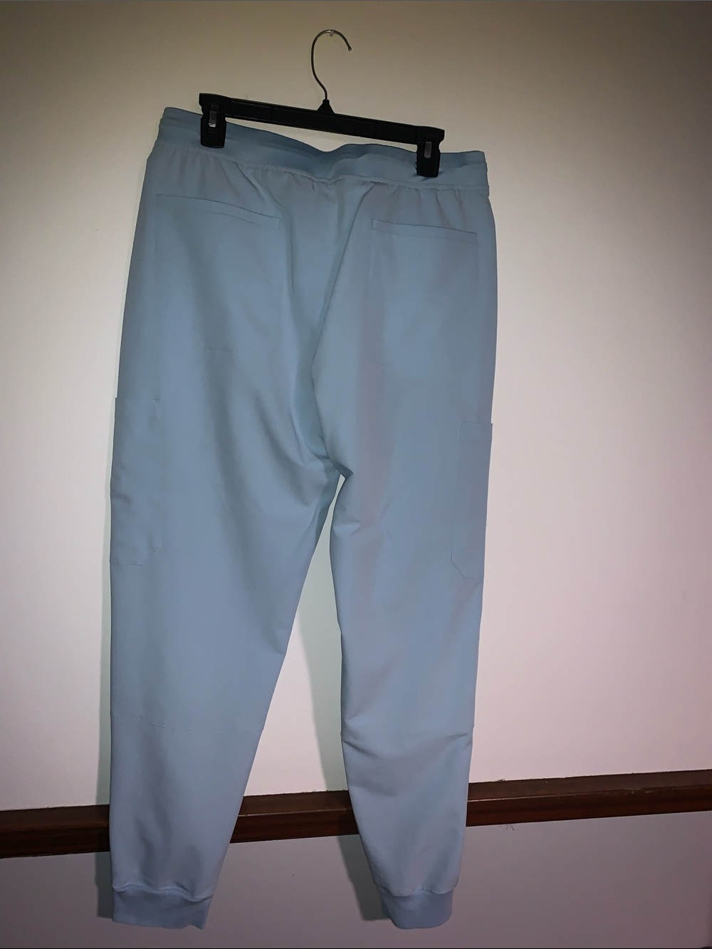 Mandala scrub set Light Blue Short-Sleeve Pullover Top and jogger pants - Picture 6 of 6